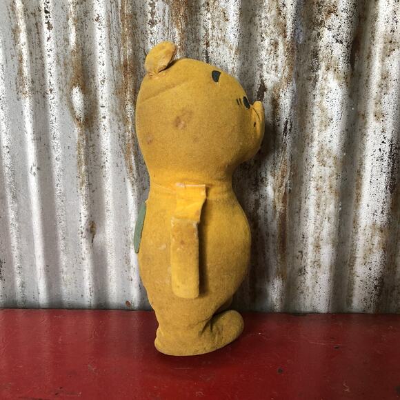 VTG 1966 Winnie The Pooh Sears Disney Wood Chip Sawdust Plush (No Shirt) AS IS - Picture 2 of 9